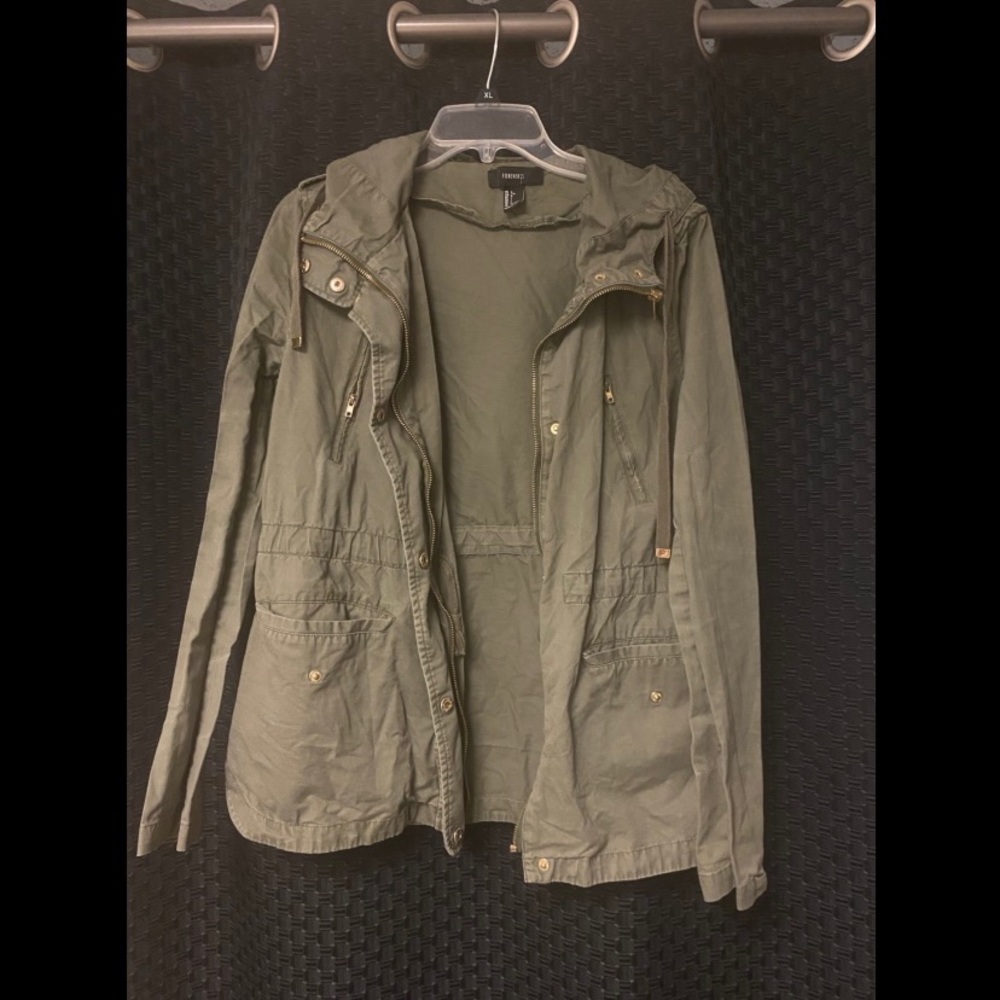 Navy green jacket